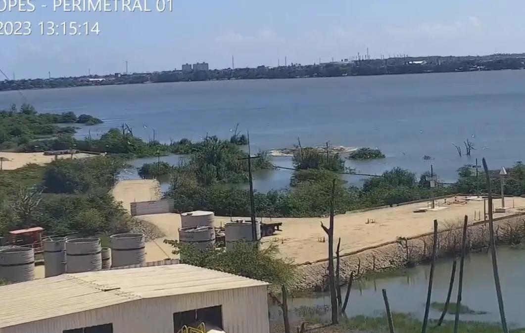 Mina 18 da Braskem se rompe na Lagoa Mundaú, em Maceió
