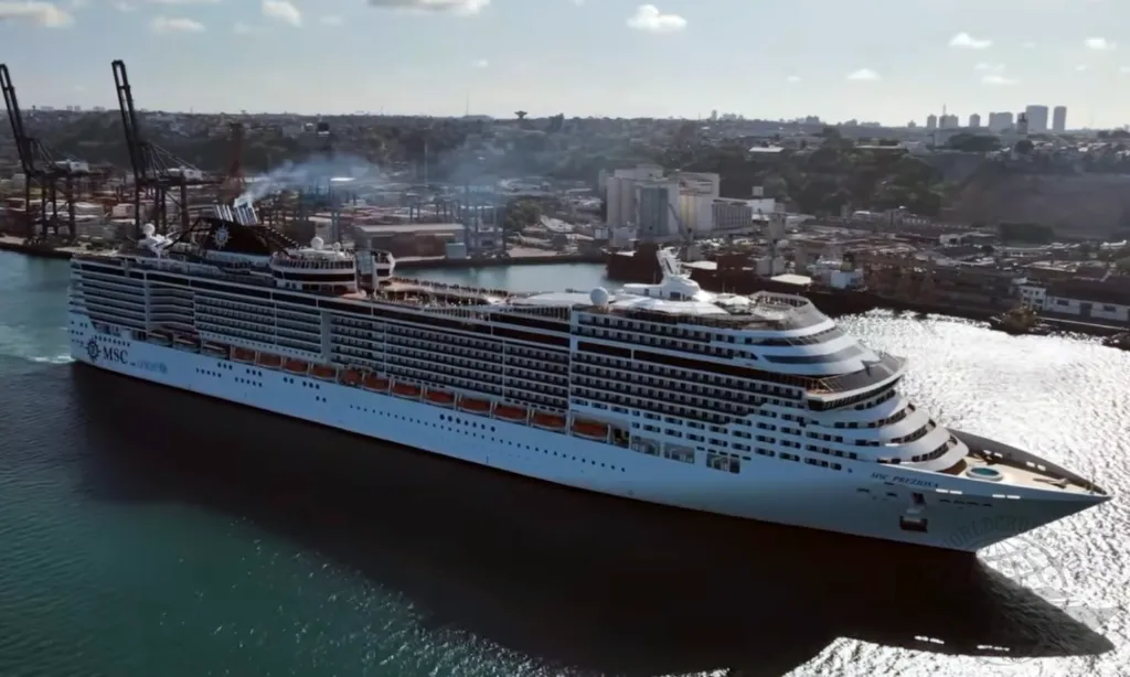 Imagem do MSC Preziosa 