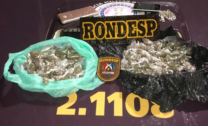  Jovens são presos com 247 trouxas de maconha em Mussurunga