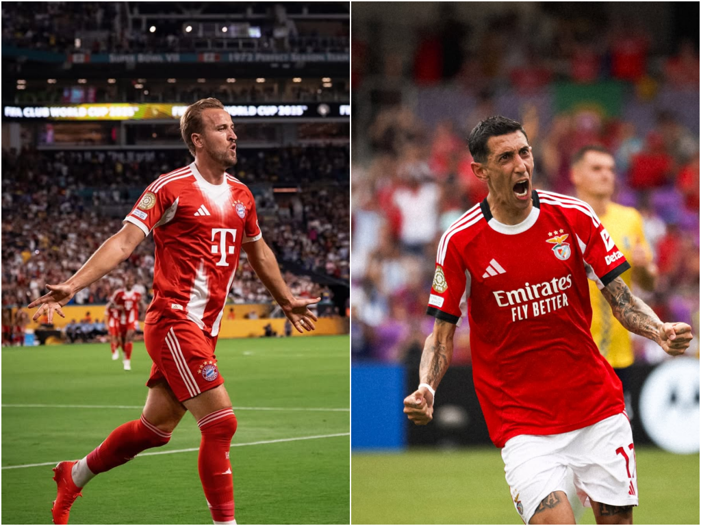 Benfica, Boca Júniors, Chelsea e Espérance sonham com duas vagas para a próxima fase do Mundial de Clubes. Foto: Reprodução/Bayern e Benfica