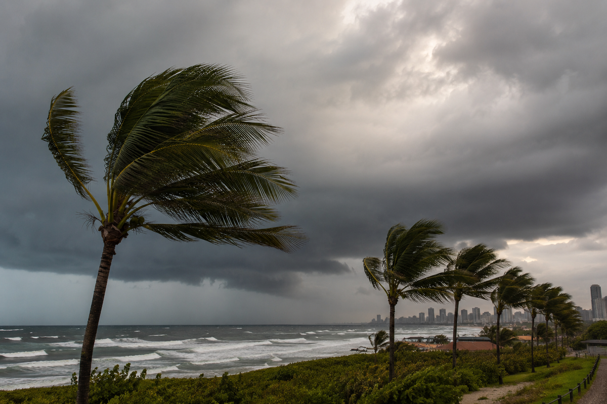 Bahia est&aacute; em alerta para ventos intensos. Foto: Reprodu&ccedil;&atilde;o | IA/ChatGPT