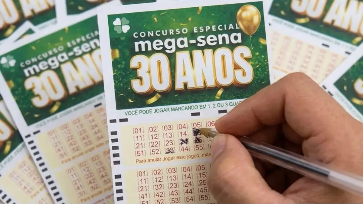 Mega-Sena 30 anos: sorteio de R$ 200 milhões será realizado dia 24 deste mês