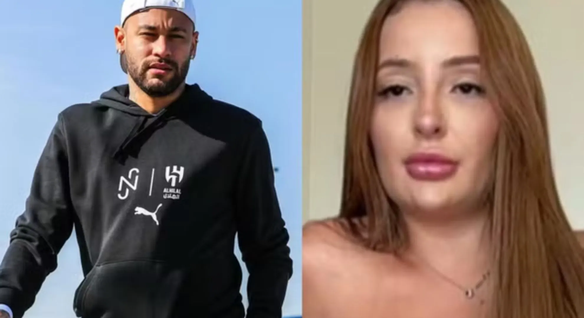 Garota de programa que diz estar grávida de Neymar. Foto: Redes sociais 