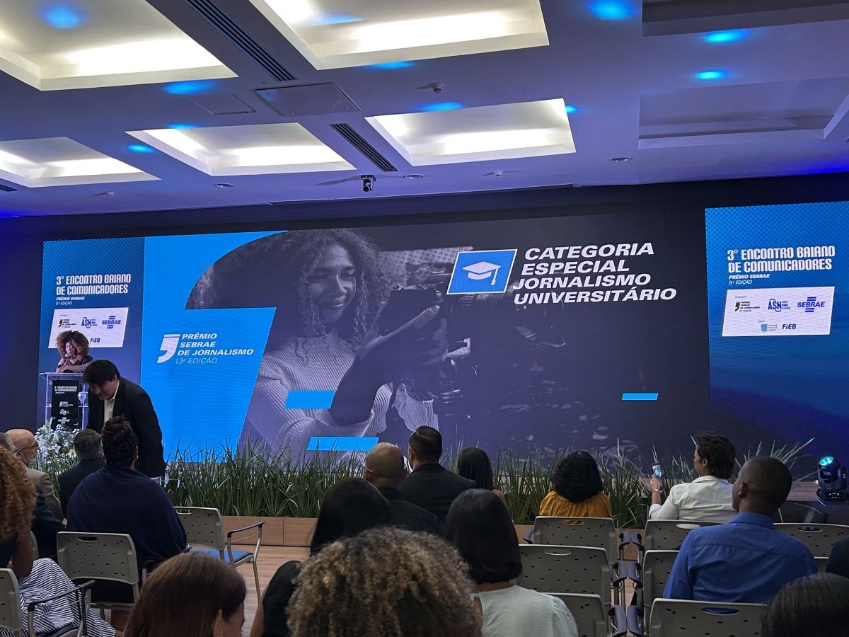 Grupo Aratu marca presen&ccedil;a na 13&ordf; edi&ccedil;&atilde;o do Pr&ecirc;mio Sebrae de Jornalismo em 2026. Foto: Aratu On