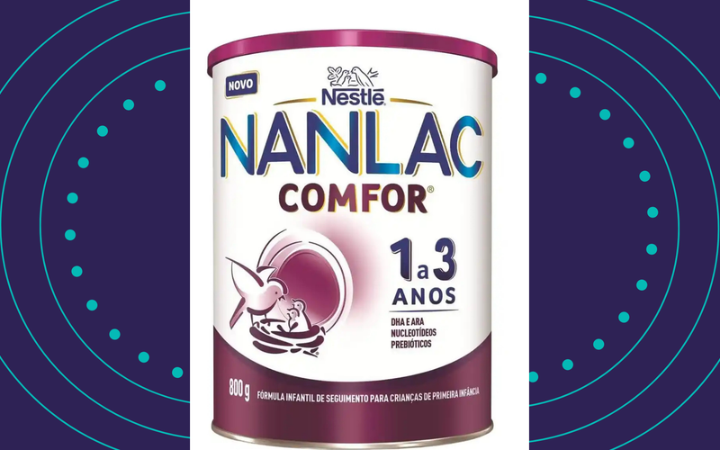 O NANLAC Comfor &eacute; a transi&ccedil;&atilde;o espec&iacute;fica para crian&ccedil;as de 1 a 3 anos, atuando como um complemento &agrave; alimenta&ccedil;&atilde;o s&oacute;lida/Foto: Divulga&ccedil;&atilde;o/Nestl&eacute;&nbsp;