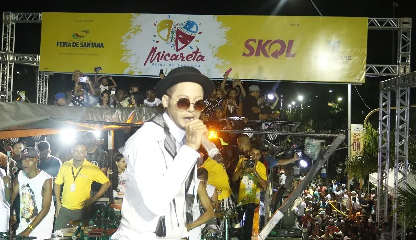‘PRÍNCIPE DO GUETO’: Pipoca de Kannário arrasta foliões no último dia da Micareta de Feira de Santana