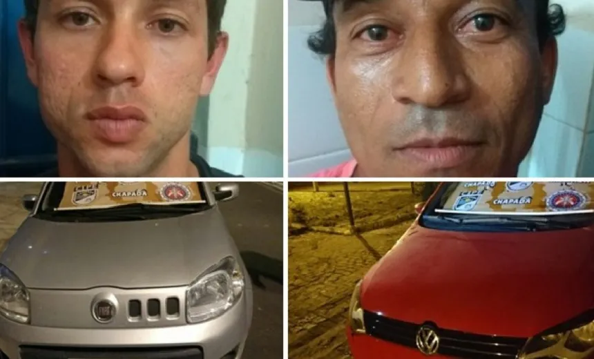 FLAGRANTE: Polícia baiana recupera carros roubados em São Paulo e Minas