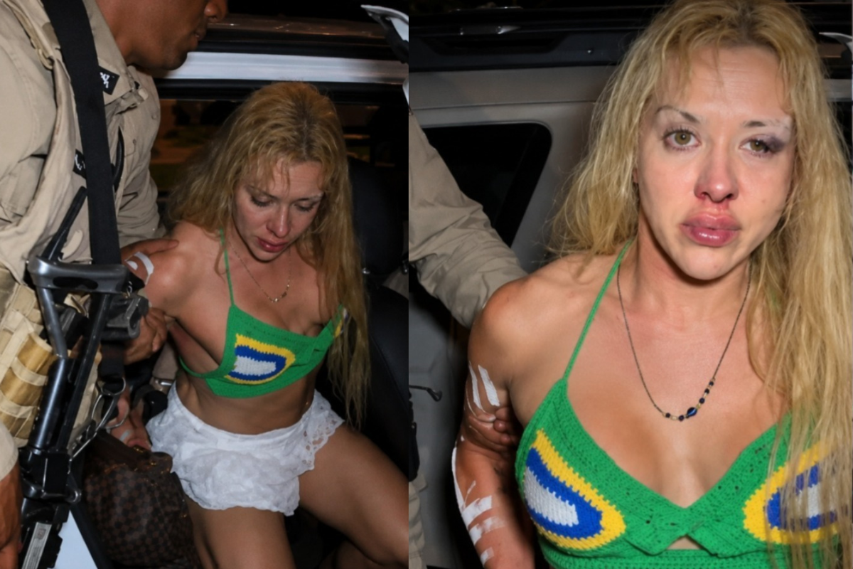 Paraguaia &Eacute; Espancada, Desacata Policiais E Chama Cinegrafista De Favelado Em Salvador