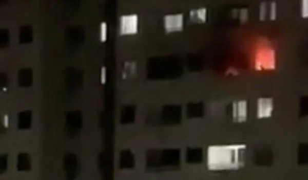 Morador de apartamento em chamas grita pela janela e situação assusta vizinhos em Salvador; assista 