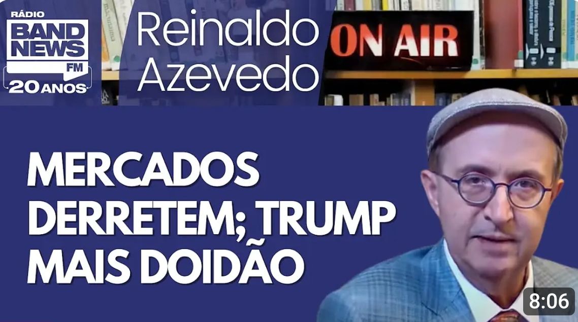 cap: mercados derretem, trump mais doidão 