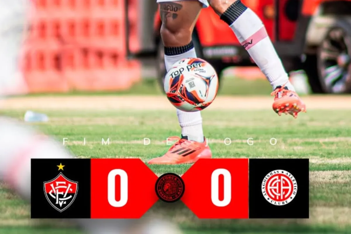 Vitória empata sem gols com Atlético de Alagoinhas no Barradão