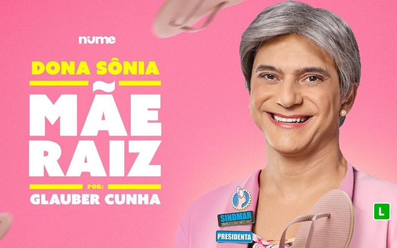 Com a personagem Dona S&ocirc;nia, Glauber Cunha conquistou milh&otilde;es de visualiza&ccedil;&otilde;es ao retratar o cotidiano das fam&iacute;lias brasileiras/Foto: Divulga&ccedil;&atilde;o