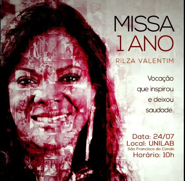 Missa lembra um ano da morte da ex-prefeita Rilza Valentim