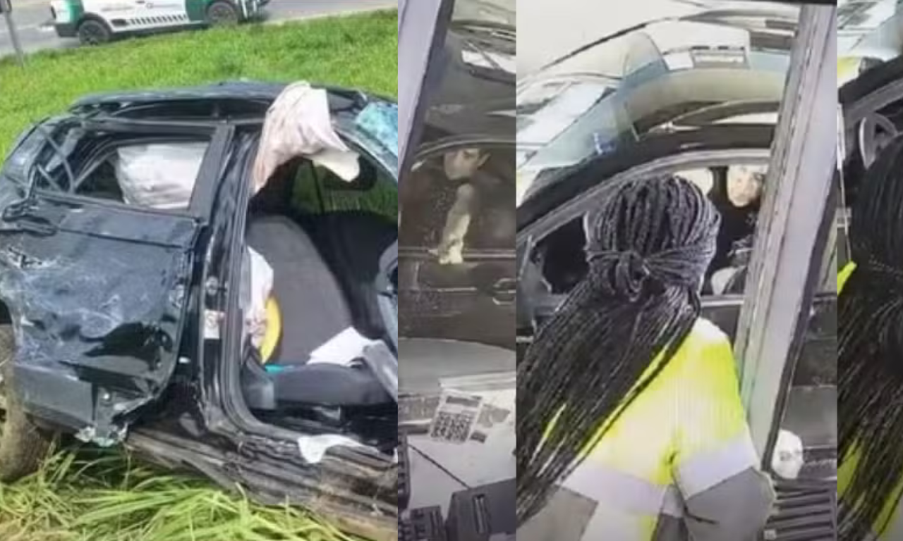 Homem forja acidente de carro após matar companheira.Foto: Reprodução