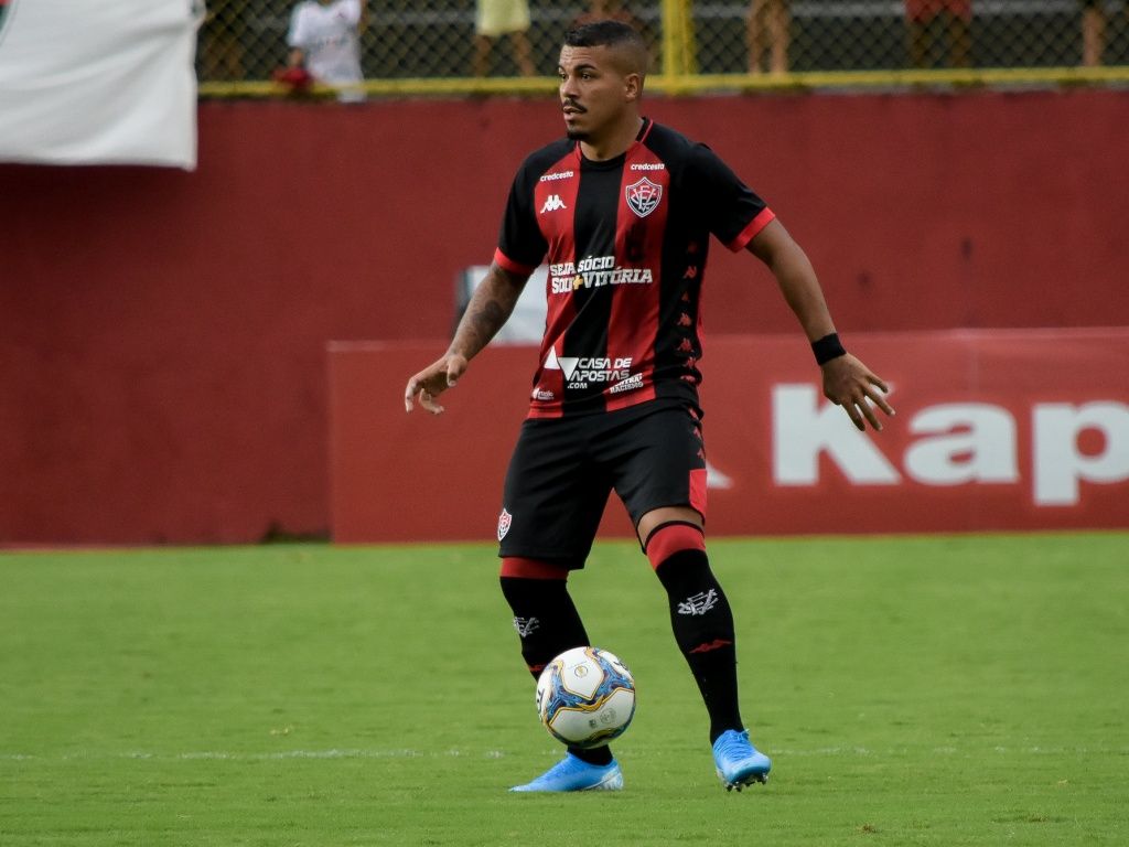 O ex-jogador do Vitória defendeu o clube entre 2019 e 2021 e fez 41 jogos, anotando 10 gols. Foto: EC Vitória