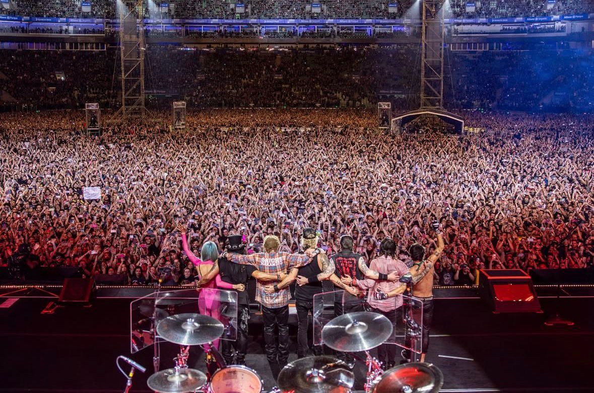 O Guns N&rsquo; Roses cancelou um dos shows previstos para o Brasil neste ano. | Foto: Instagram/@gunsnroses