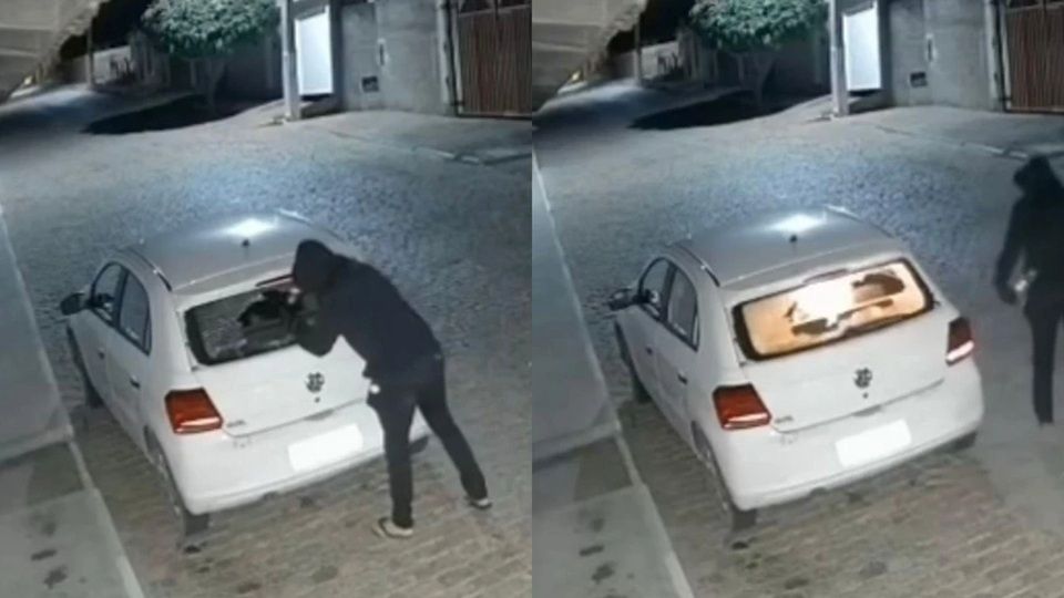 Prefeito De Cidade Baiana Tem Carro Incendiado Por Homem Encapuzado