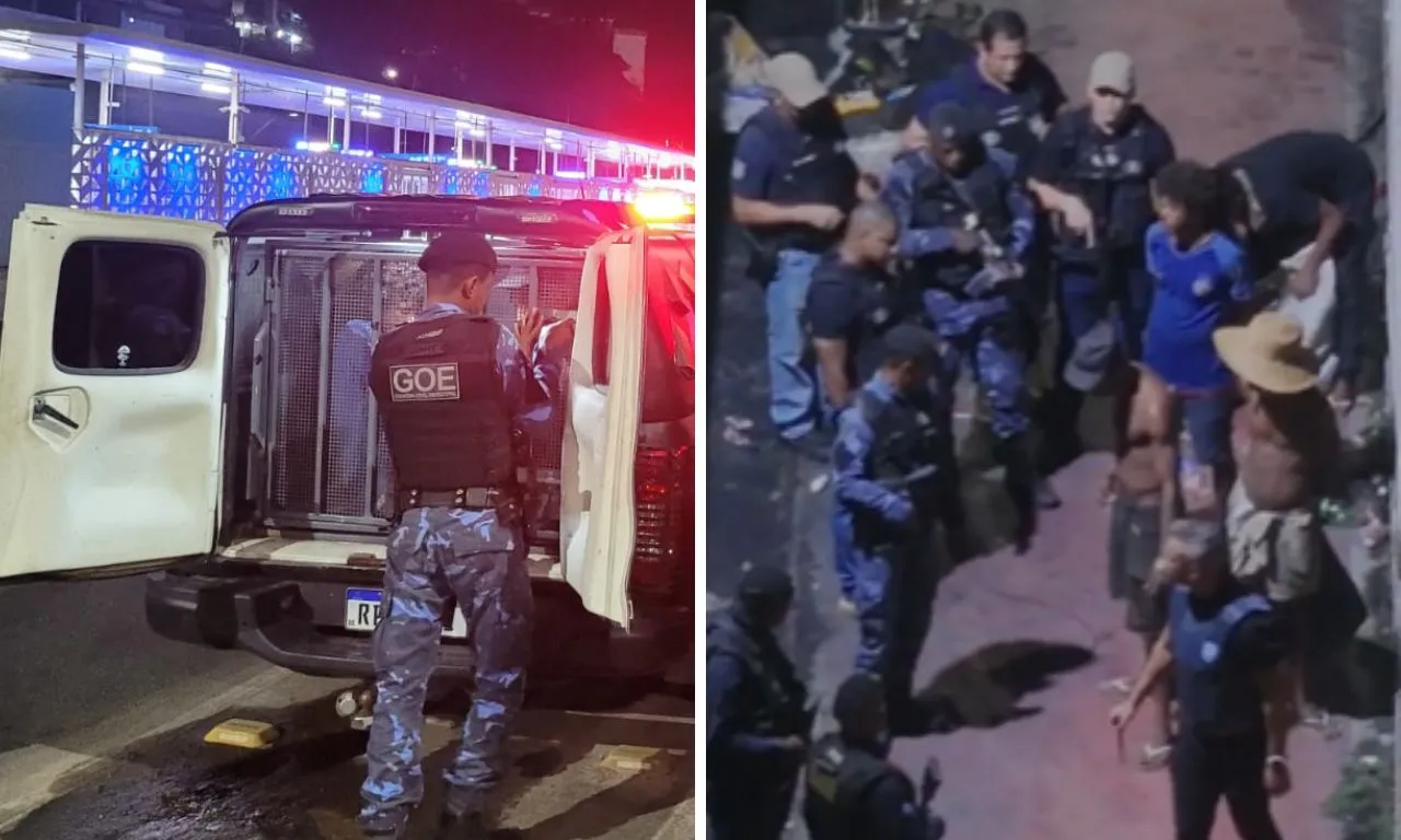 VÍDEO: três homens são presos suspeitos de furtar fios de cobre em Salvador