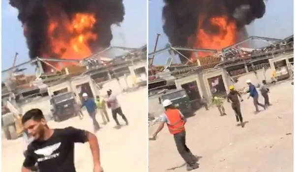 Após um mês da megaexplosão, porto de Beirute é atingido por um incêndio nesta quinta-feira