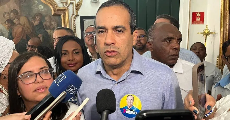 Em campanha no Bonfim, Bruno responde provocação de Geraldo Jr: 'Não tem vida própria'