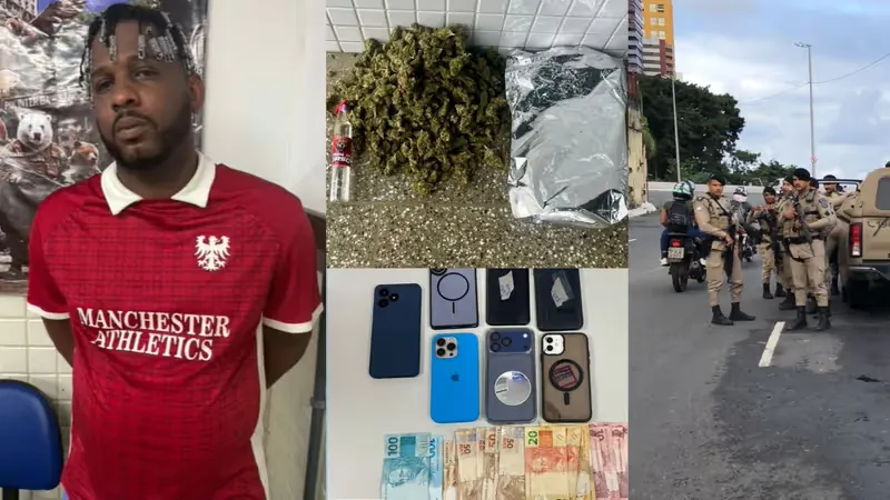 Gerente do tráfico ligado ao CV é preso durante operação na Gamboa