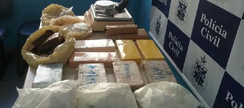 FEIRA DE SANTANA: Casal é preso em flagrante com treze quilos de drogas