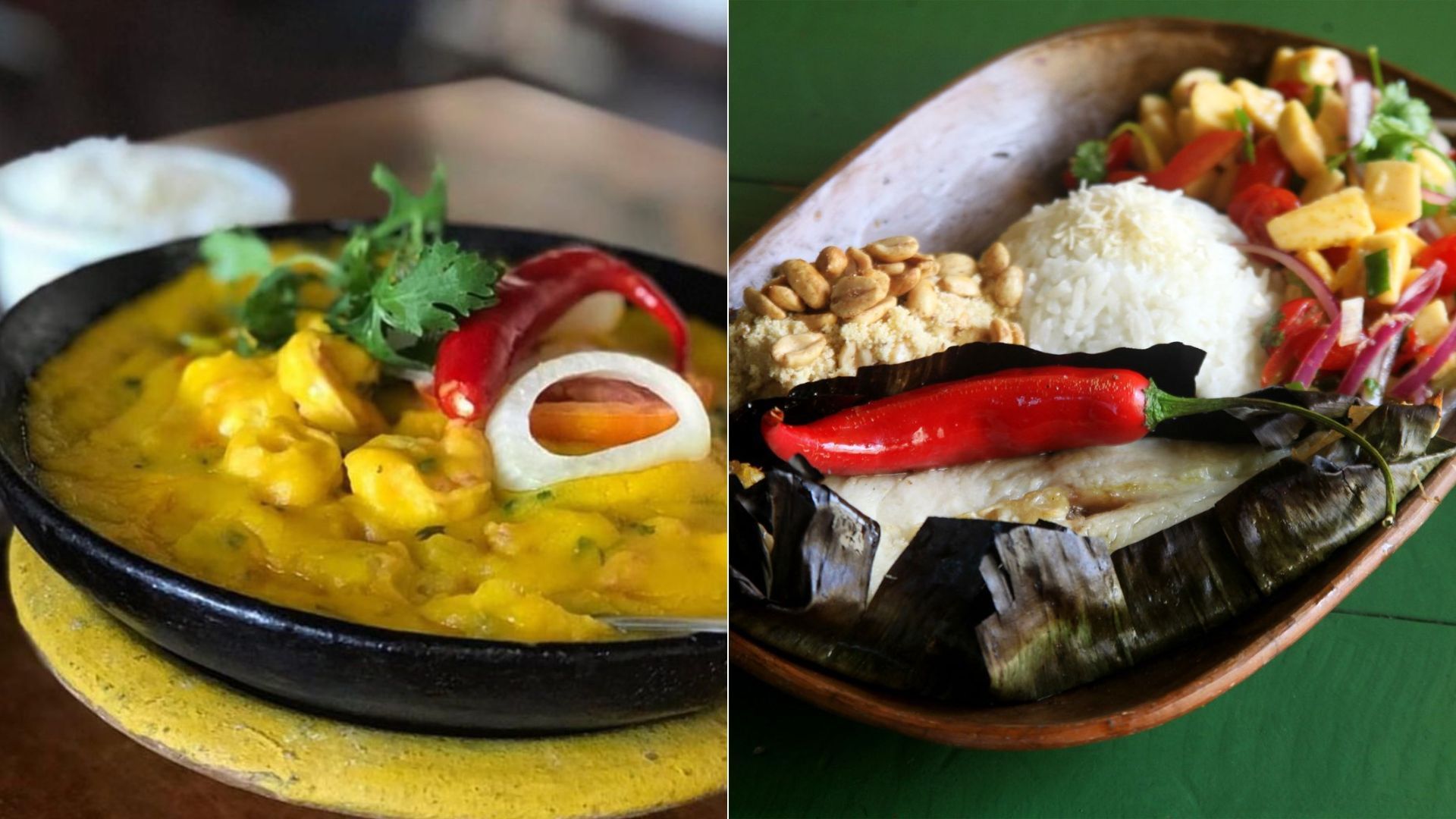 Prato 'Toninho das Couves', do restaurante La Lupa, e Prato 'Mestre Coca', do restaurante Boteco do Viajante | Divulgação (ambas)