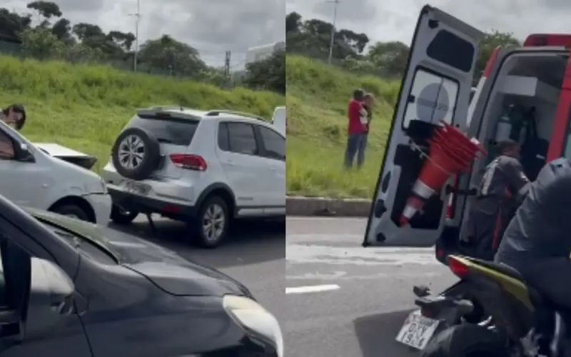 Engavetamento costuma acontecer por falta de dist&acirc;ncia de seguran&ccedil;a, distra&ccedil;&atilde;o ao volante ou frenagens bruscas/Foto: Reprodu&ccedil;&atilde;o&nbsp;