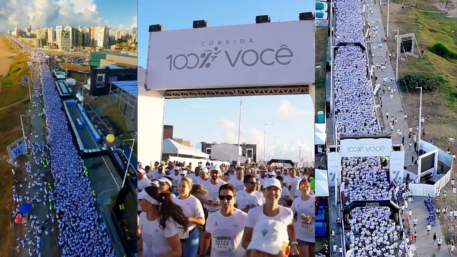 Mais de 10 mil participam de corrida com Bell Marques em Salvador
