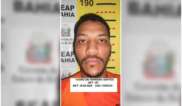 Condenado foge do complexo penitenciário da Mata Escura; é a segunda vez que ele escapa de unidade prisional da Bahia 
