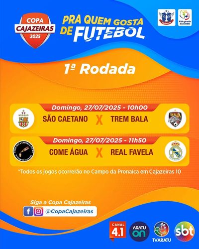 Copa Cajazeiras. Foto: Reprodução | Instagram
