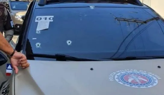 Homens armados disparam contra viatura e policial militar é baleado no Subúrbio de Salvador