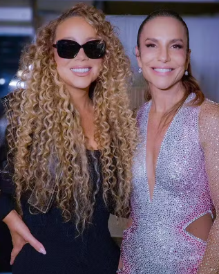 Ivete Sangalo protagonizou um momento inesquecível ao reencontrar Mariah Carey| Foto: Reprodução | Rede Social