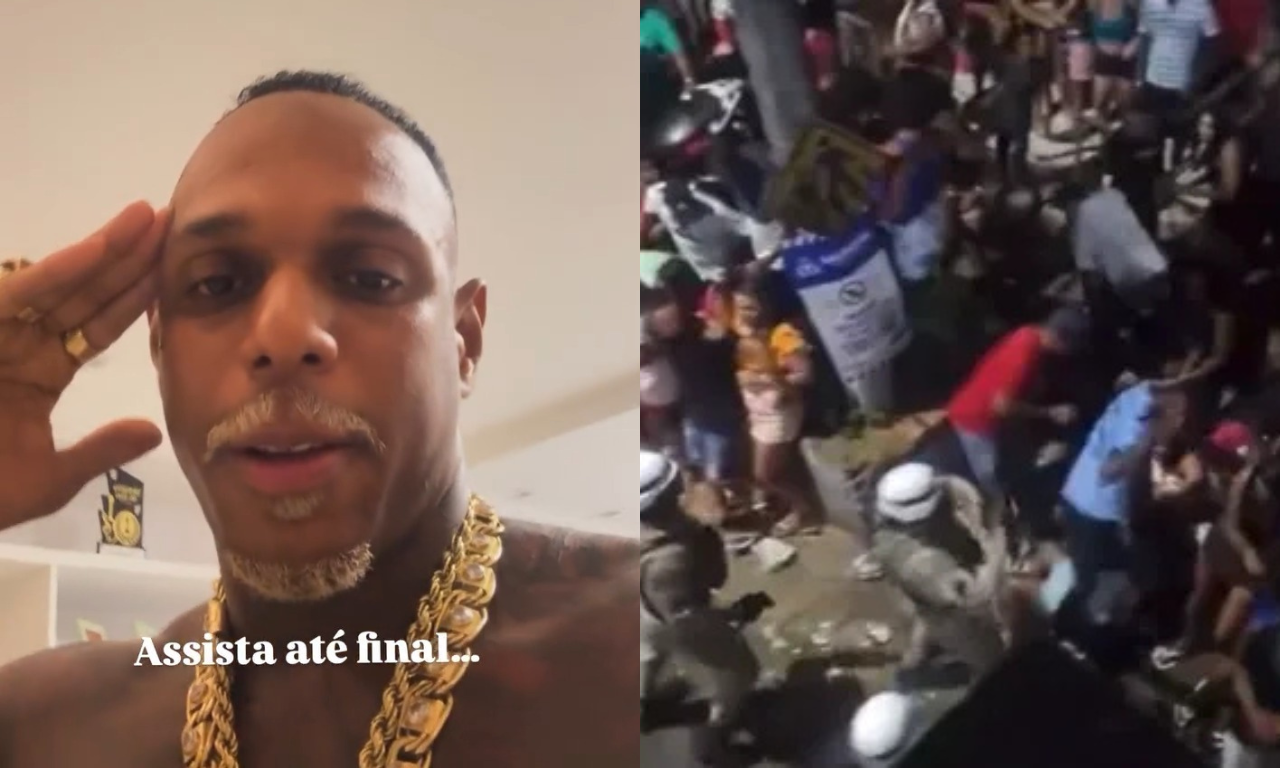 Oh Polêmico expõe agressão da PM contra criança em festa de Salvador. Foto: Redes sociais