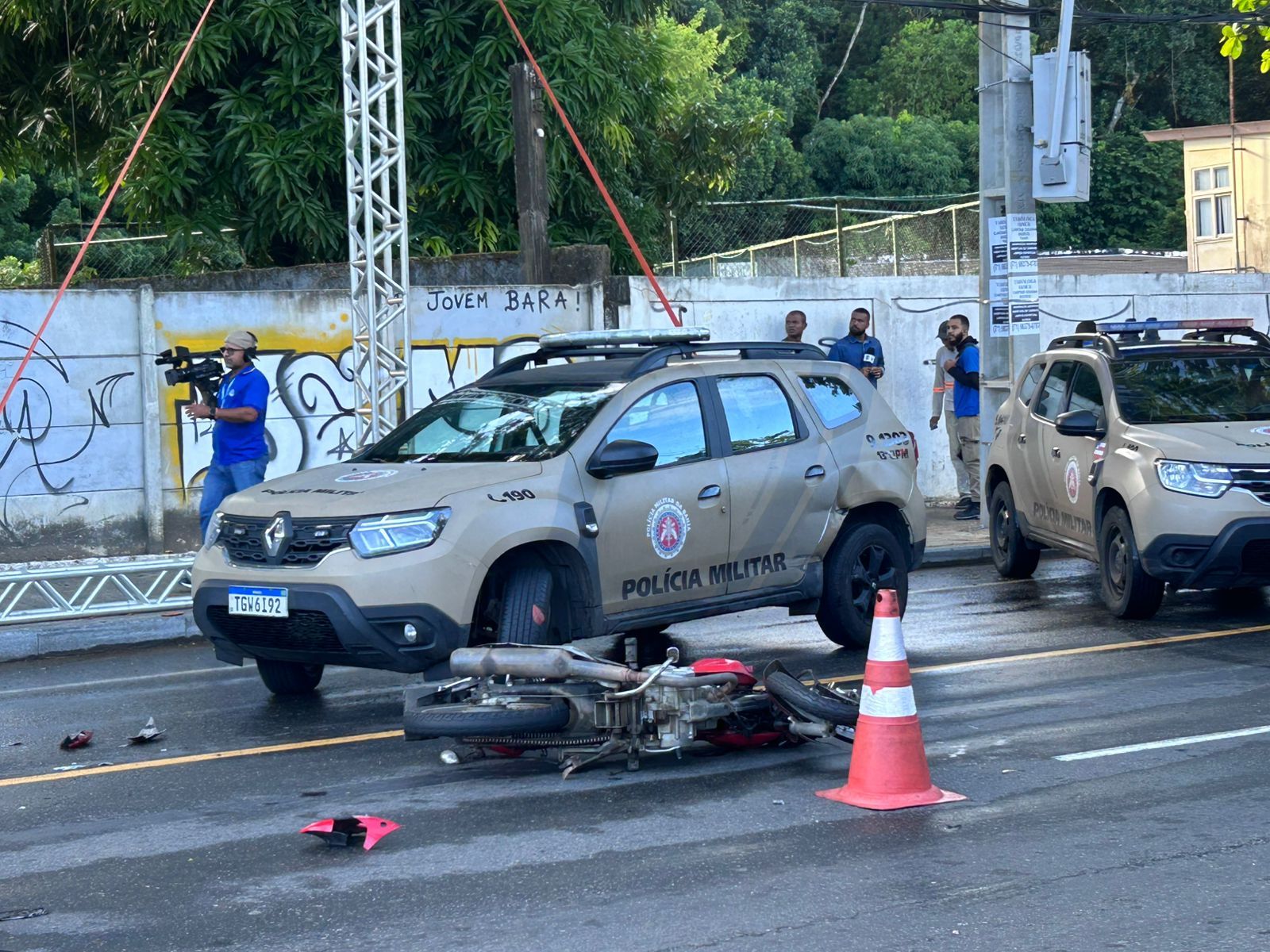Motociclista morre em acidente. Foto: Luana Almeida | Aratu On