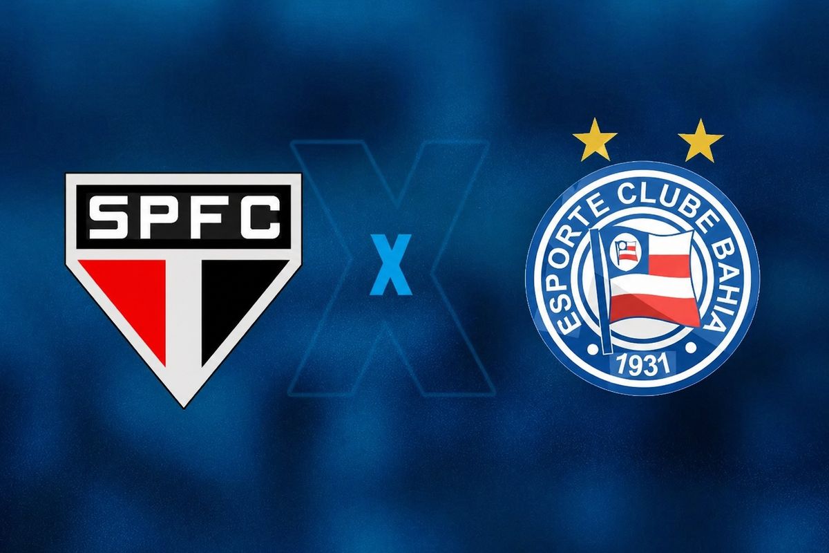 Bahia e S&atilde;o Paulo fazem jogo de seis pontos. Foto: Ilustra&ccedil;&atilde;o