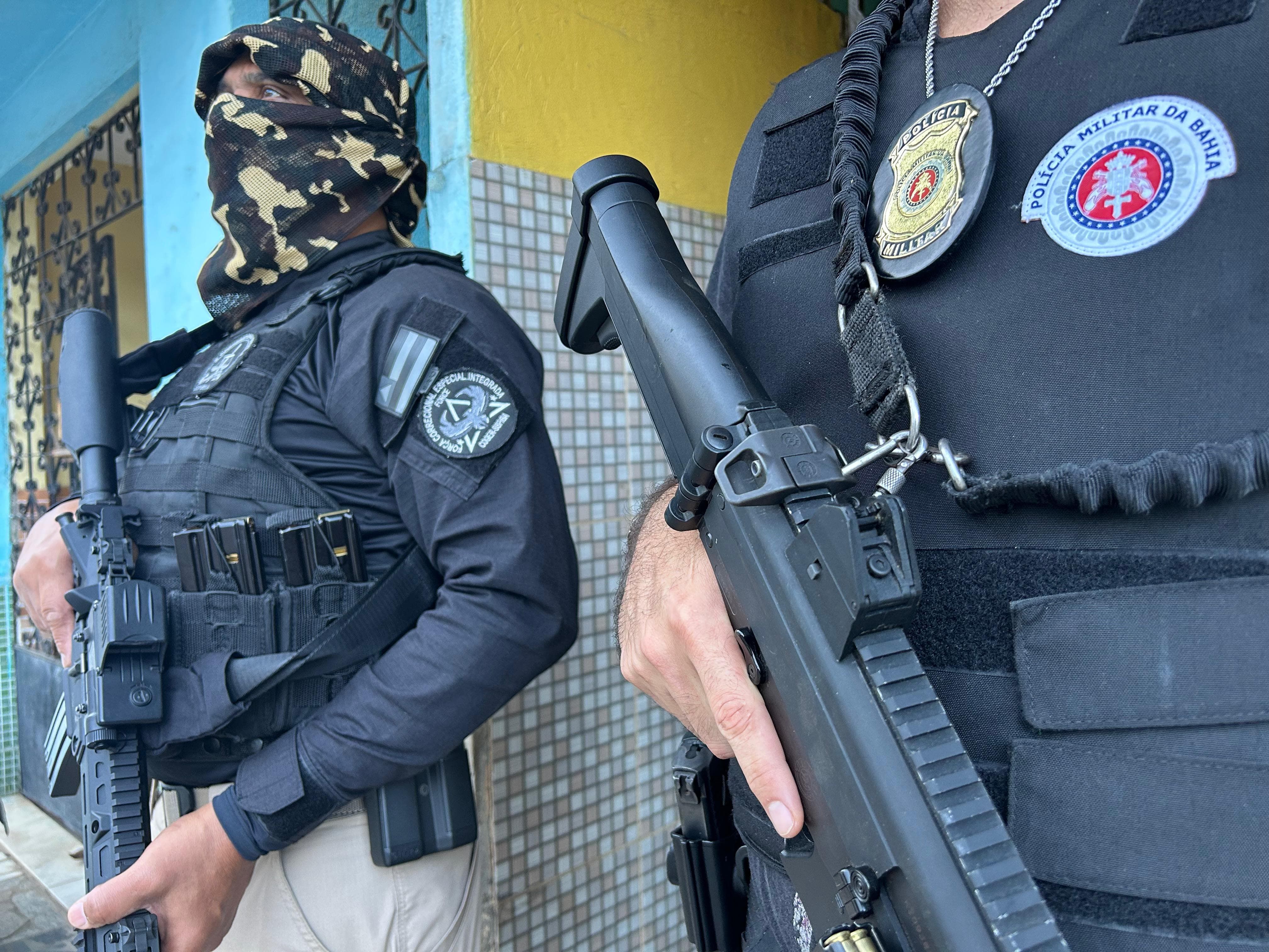 Operação prende pms na Bahia. Foto: Flávia Vieira/ Ascom SSP