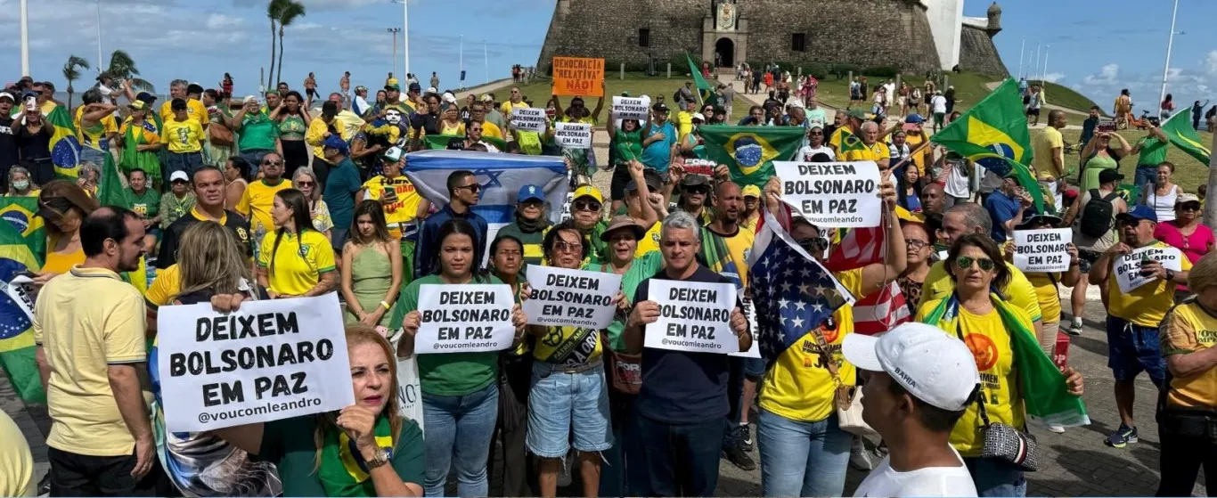 7 de Setembro: em meio ao julgamento, bolsonaristas organizam ato no Farol 