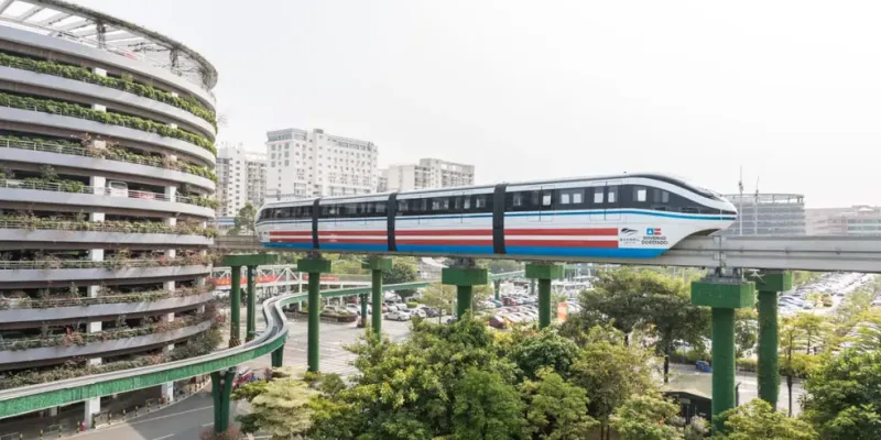 VLT de Salvador tem previsão de reduzir o tráfego em vias centrais em até 20% quando estiver totalmente operacional/Foto: Divulgação/Skyrail Bahia