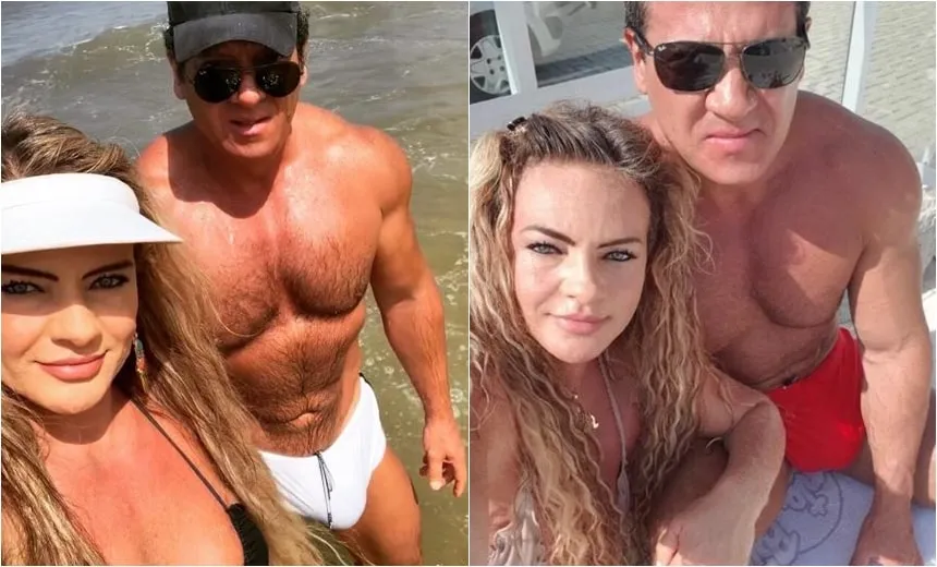 ‘Maior do que Kid Bengala’, diz esposa de ex-apresentador que ‘causou’ de sunga