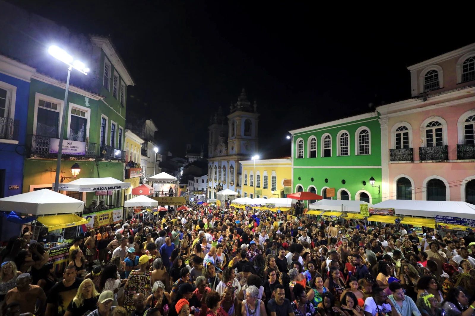 O Carnaval no Circuito Batatinha, no Pelourinho, acontece entre os dias 27 de fevereiro e 4 de março. Foto: Secom/GovBA