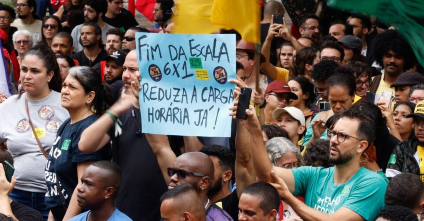 Manifesta&ccedil;&atilde;o para o fim da escala 6x1
