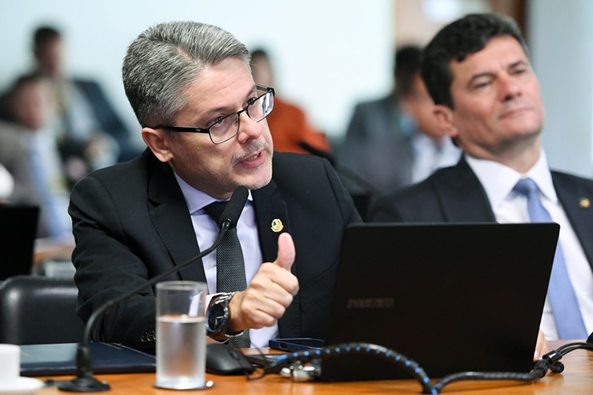 Senador Alessandro Vieira (em destaque). Foto: Senado Federal