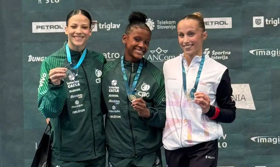 Ginástica Brasileira Faz Dobradinhas Em Copa Do Mundo Na Eslovênia