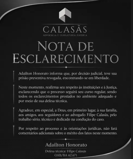 Foto: Redes sociais