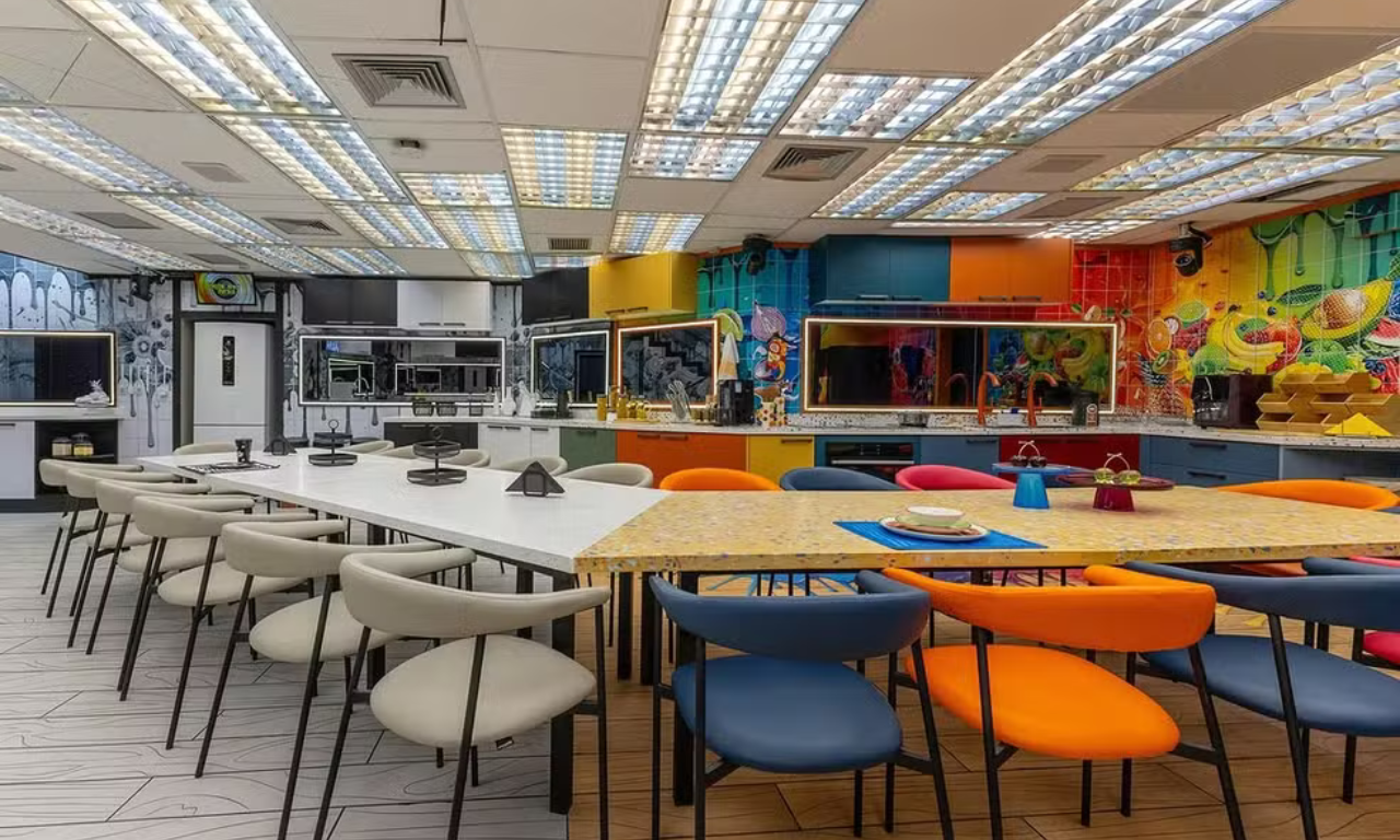 Cozinha da casa: Xepa (à esquerda) e VIP (à direita). Foto: Globo/Beatriz Damy