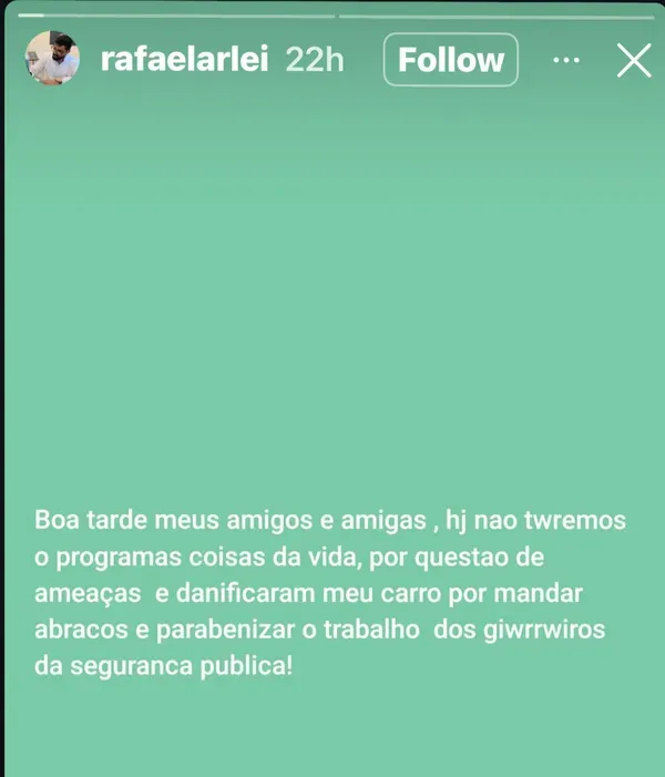 Apresentador relata ameaças nas redes sociais antes de ser encontrado morto em Ilhéus