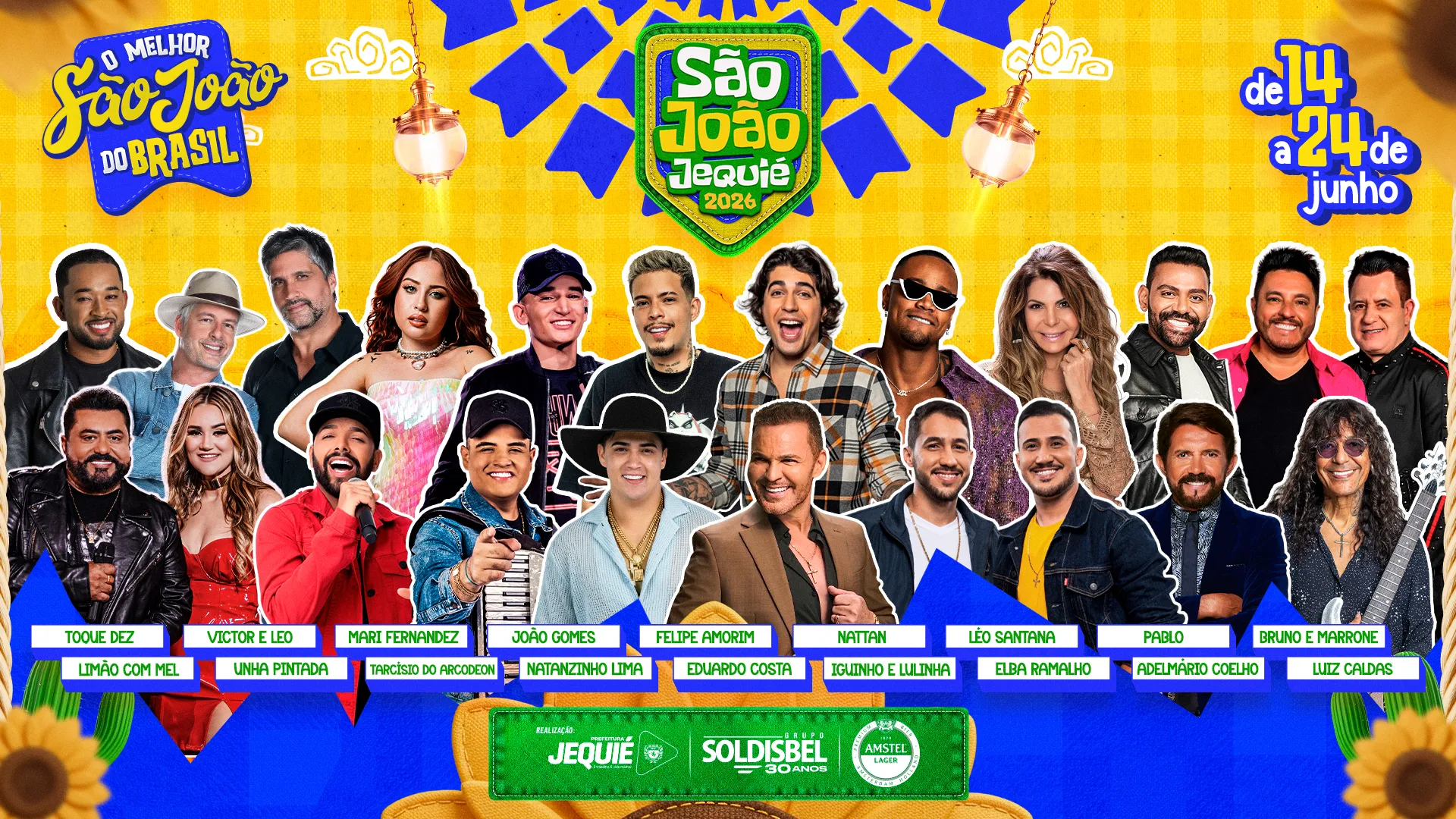 Galinho 2026: veja atrações do São João de Jequié