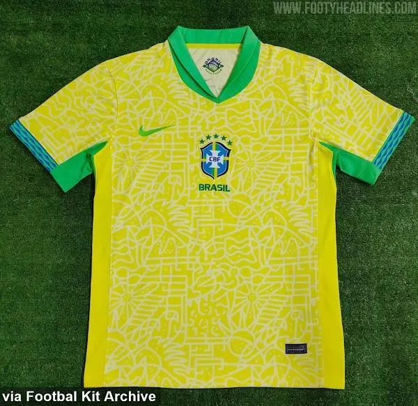 Para amistoso contra a Inglaterra, Brasil estreará novo uniforme; Camisa foi vazada no final de 2023
