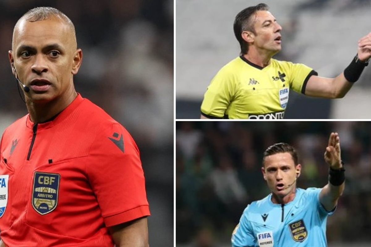 &Aacute;rbitros brasileiros na Copa Fifa 2026. Foto: Reprodu&ccedil;&atilde;o